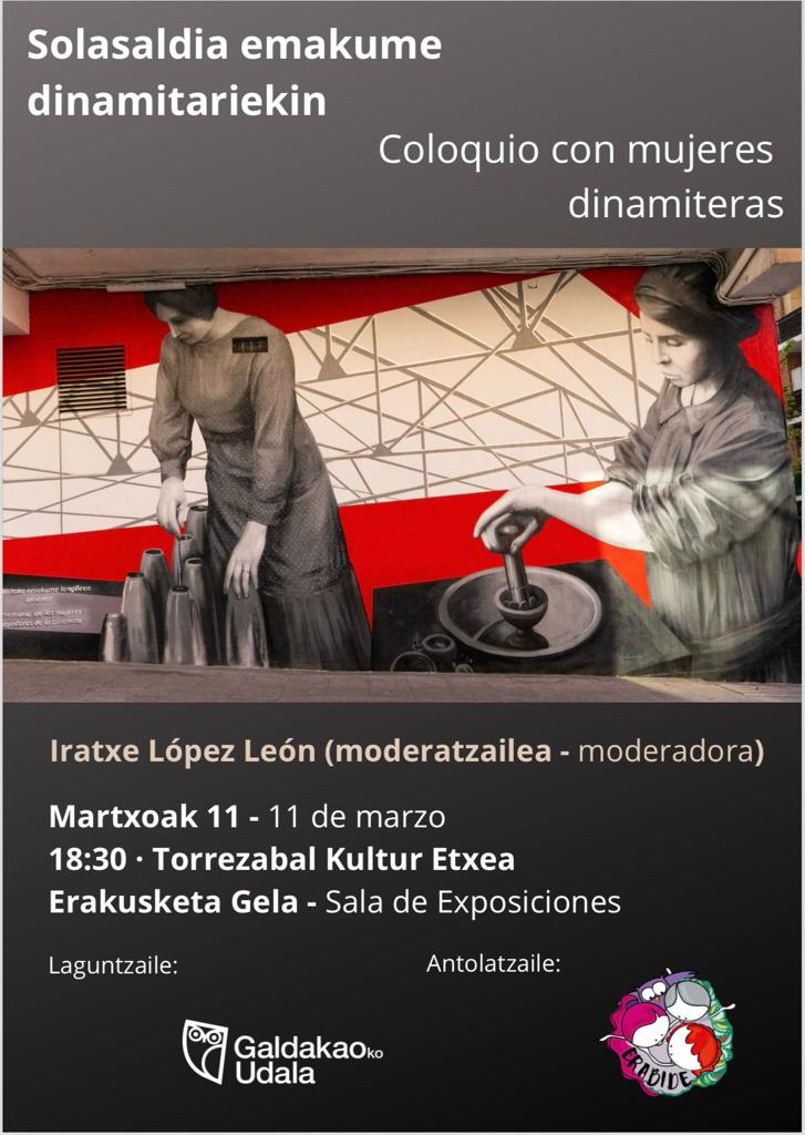 11 de marzo coloquio con mujeres dinamiteras