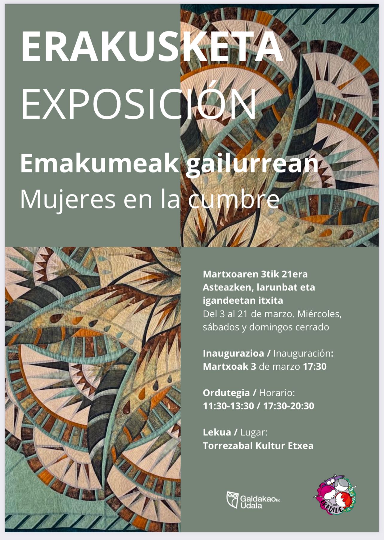 En Torrezabal Kultur ETxea del 3 al 21 de marzo